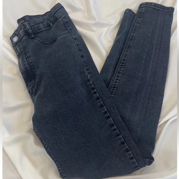 Zara Skinny Jeans Mid Rise Dark Wash EUR 38 Back Pockets SIZE 6 WOMENS - Picture 4 of 7